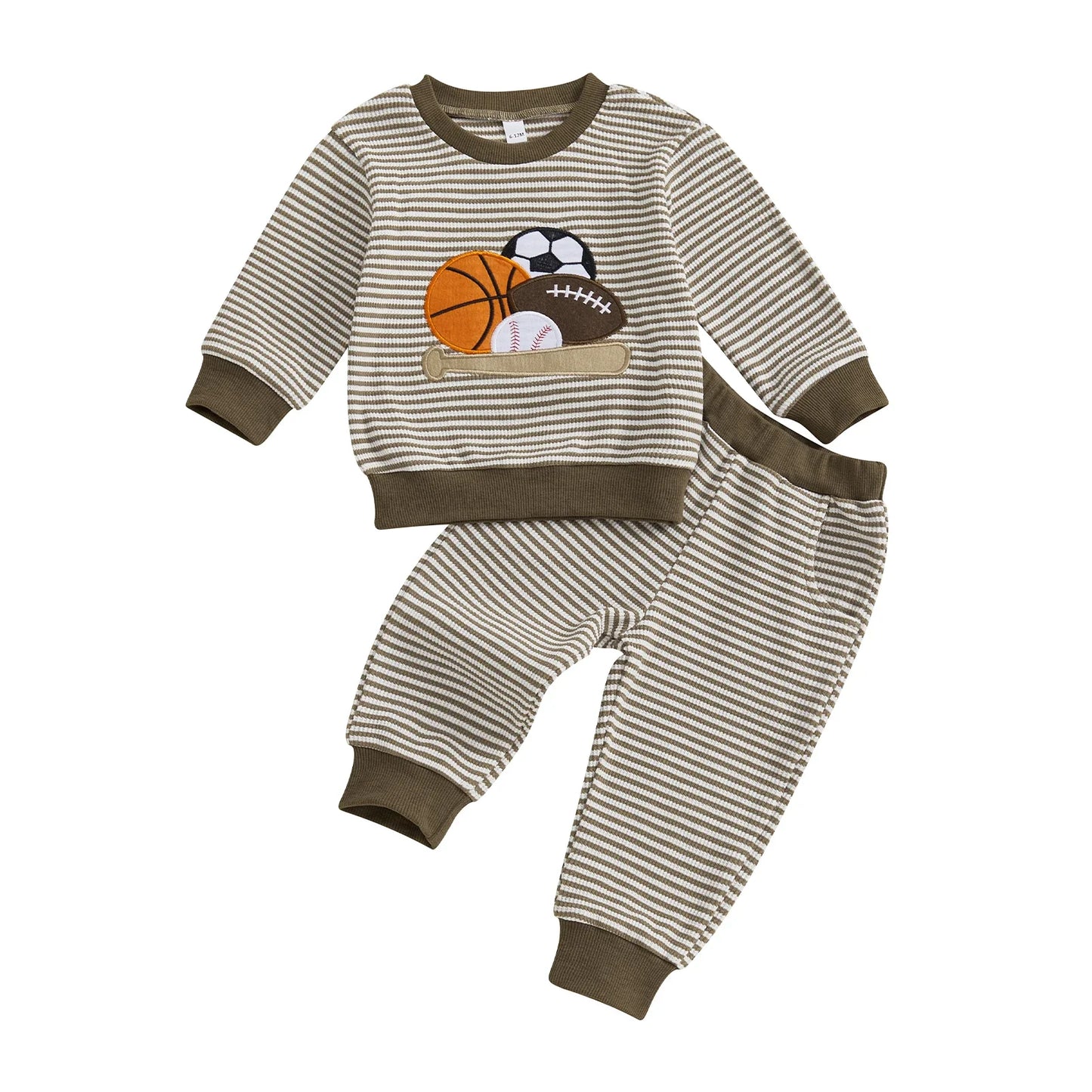 Sports Little Boys Sweatshirt and Matching Bottoms