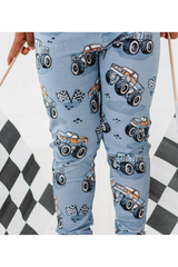 Three Little Tots Pajama Set - Wheelie Big, additional view