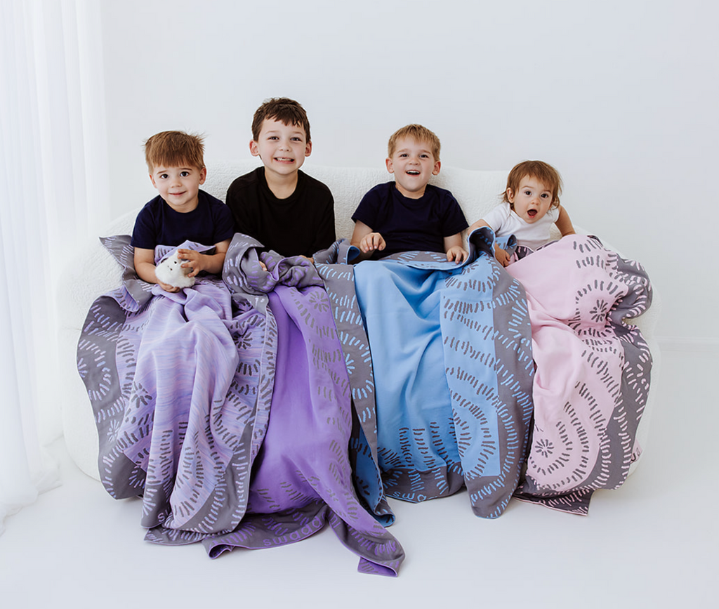 Lavender Swaddelini Blanket