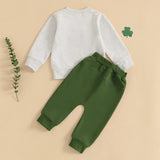 St. Patrick's Day Lucky Sweatshirt with Matching Bottoms