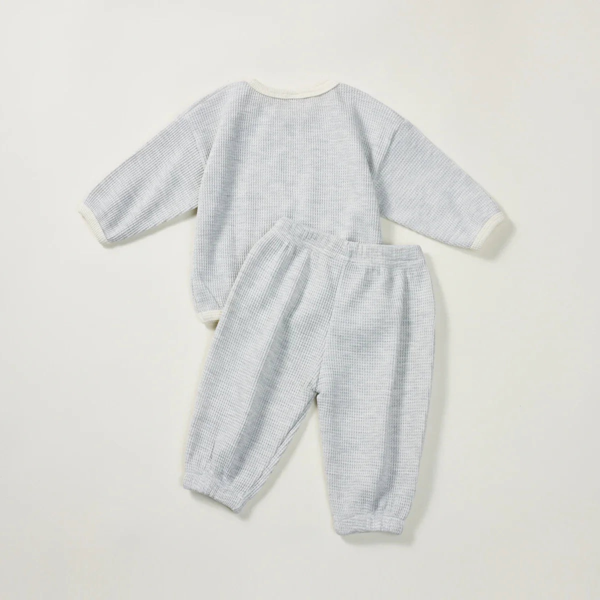 Comfy Long Sleeve Waffle Top and Pant Set