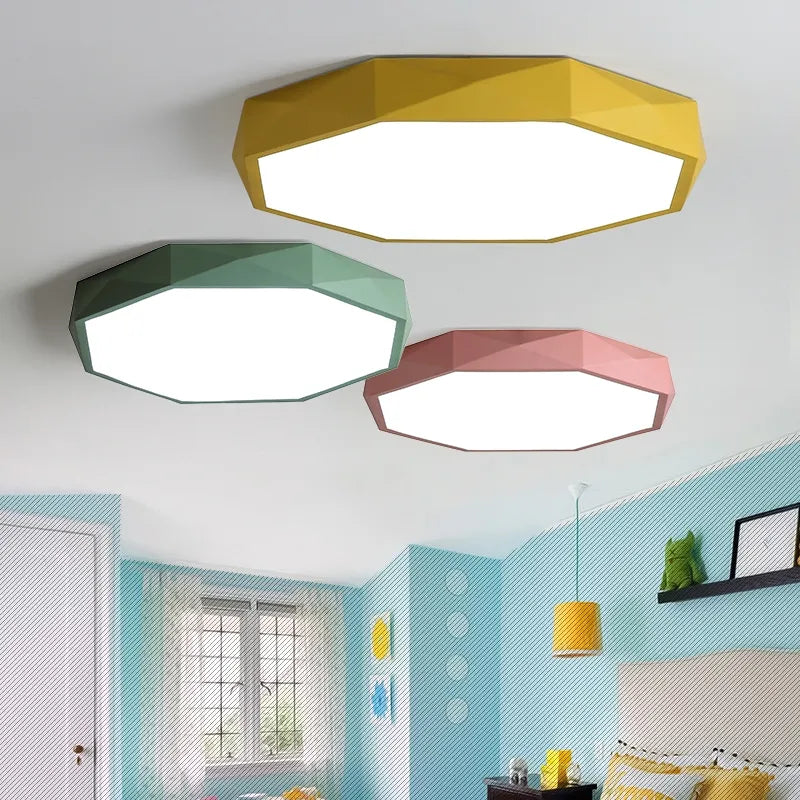 Modern Led Ceiling Lamp - Surface Mounted Ceiling Light for Living Room, Bedroom, Kids room, and Kitchen - Stylish Lamparas Led de Techo Moderna