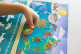Avi's Adventures Reusable Sticker Book (3 PACK) + Marker Set