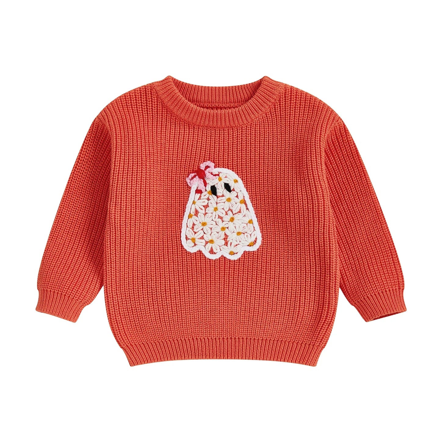 I'm A Cute Little Ghost Little Girl Halloween Sweater
