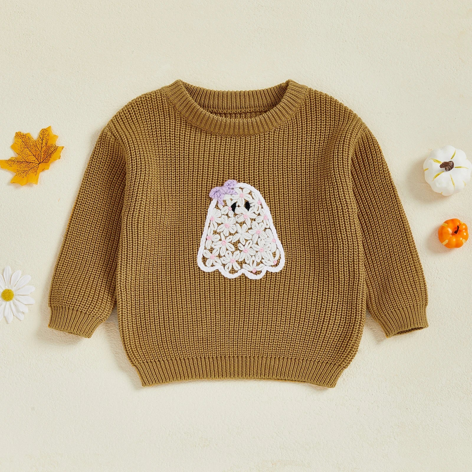 I'm A Cute Little Ghost Little Girl Halloween Sweater