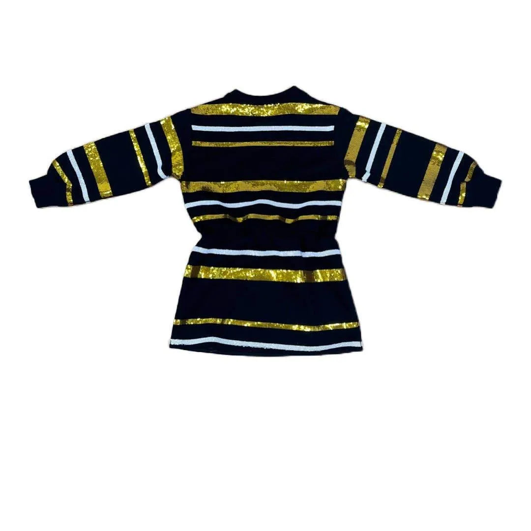 Three Little Tots SeersuckerJOEY LLC - Throw me the ball Game Day dress, supplementary photo
