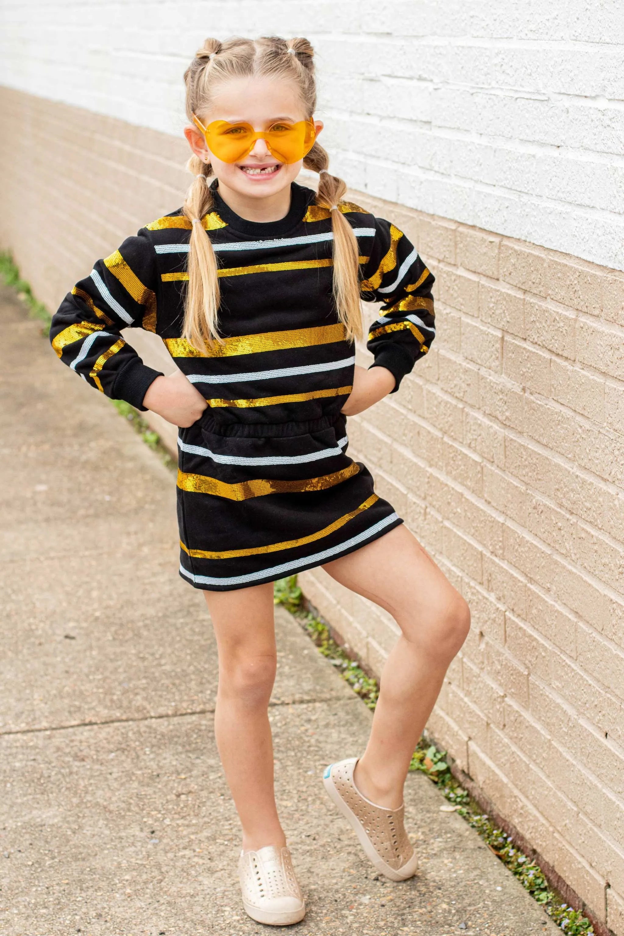 Three Little Tots SeersuckerJOEY LLC - Throw me the ball Game Day dress, additional view