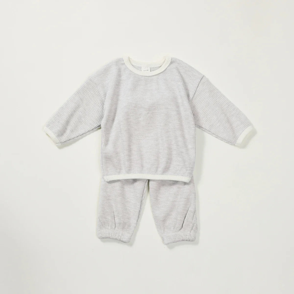 Comfy Long Sleeve Waffle Top and Pant Set