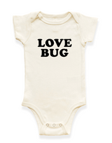Three Little Tots Love Bug Organic Baby Bodysuit