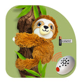 Three Little Tots Shusher Sloth 6-Pack Shushie Pacifiers Soothing Bundle with Cuddly Cry Detection, third additional photo
