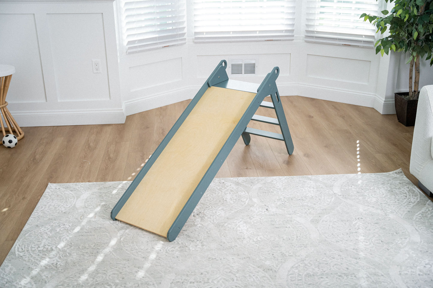 Three Little Tots Holland- Wooden Folding Slide, another angle