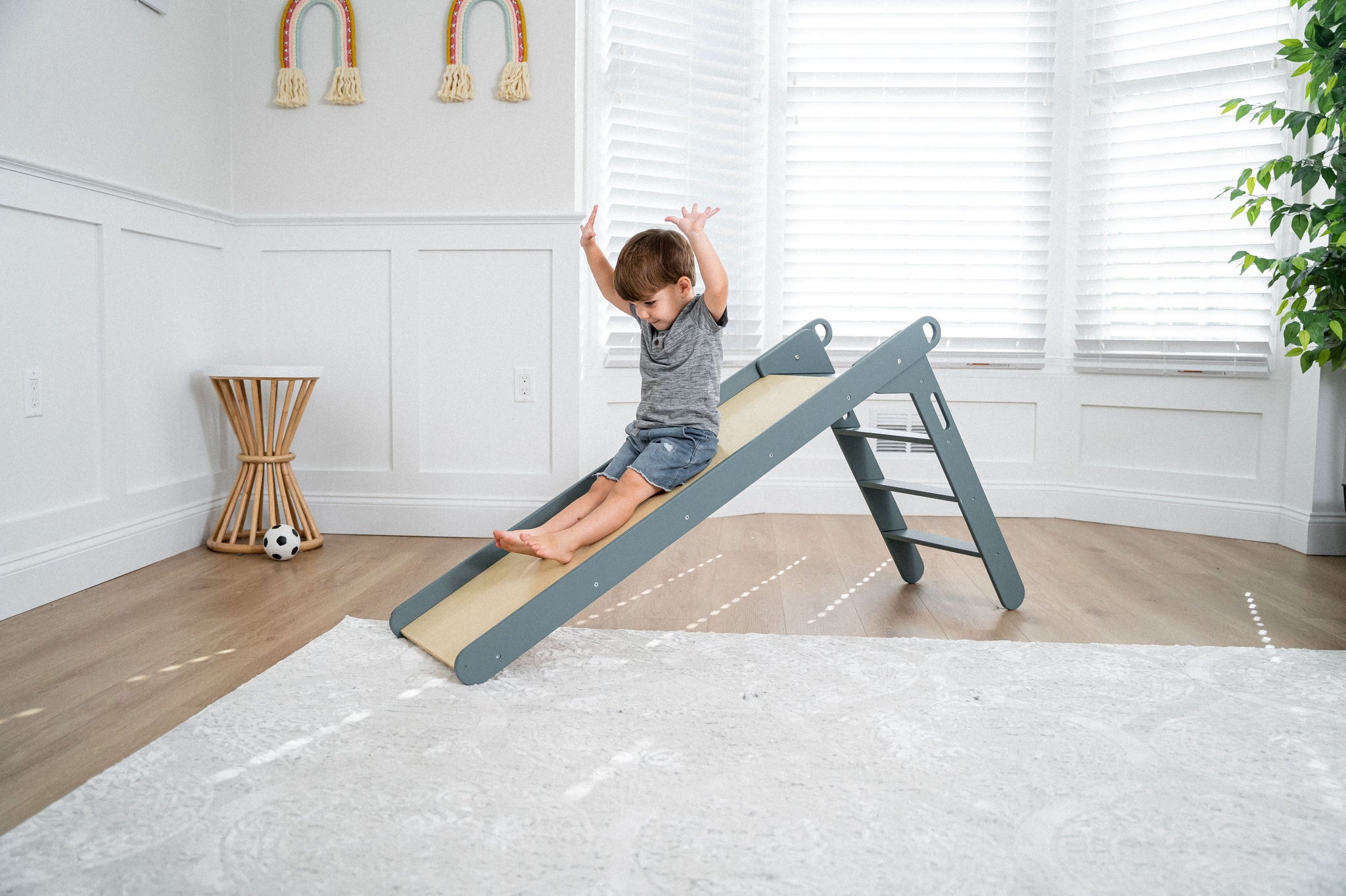 Three Little Tots Holland- Wooden Folding Slide
