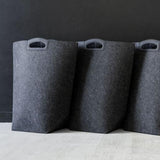 Three Little Tots The Hamper, in Carbon