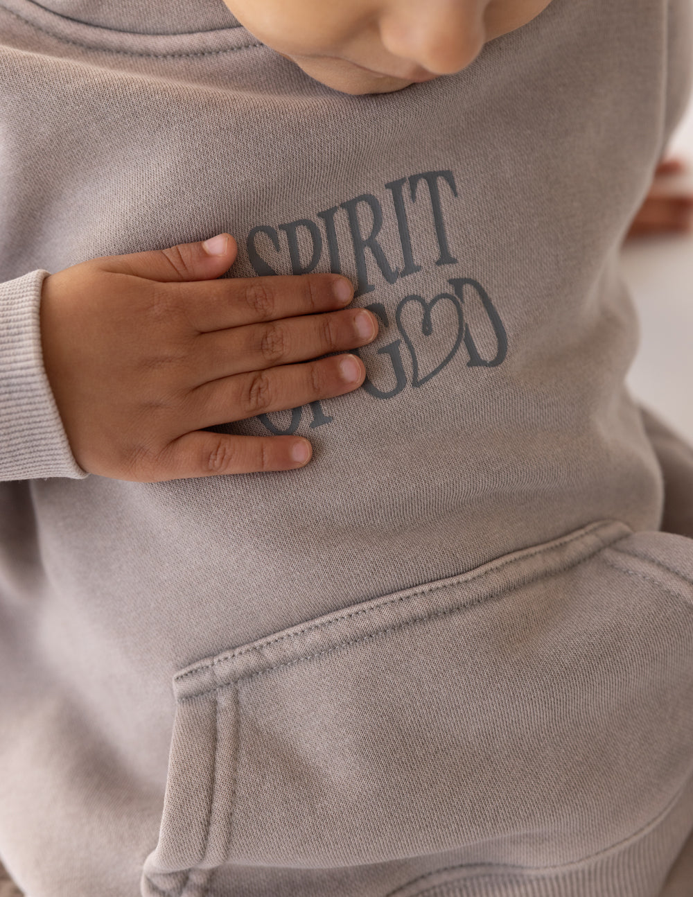 Three Little Tots Spirit of God Kids Hoodie, additional product photo