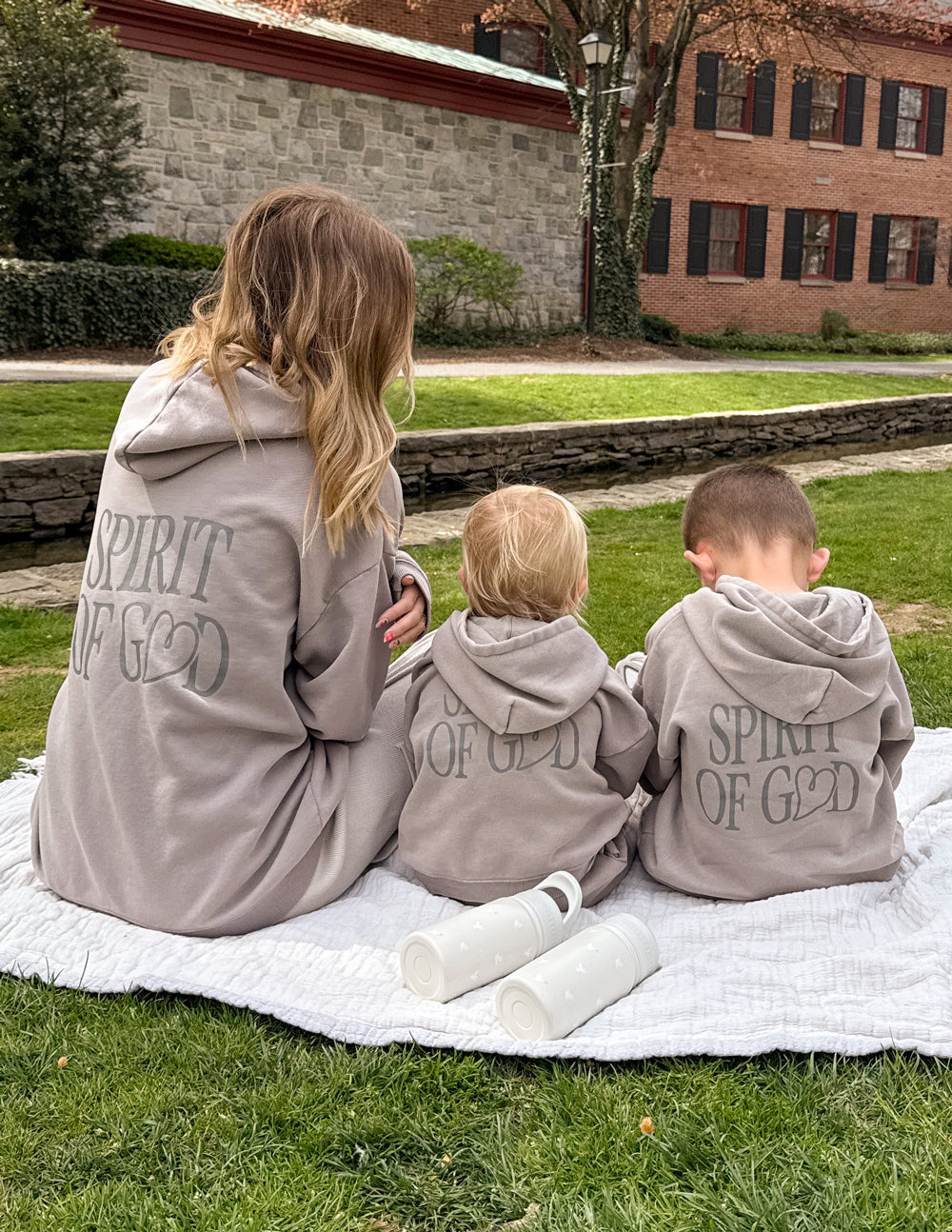 Three Little Tots Spirit of God Kids Hoodie, extra product detail