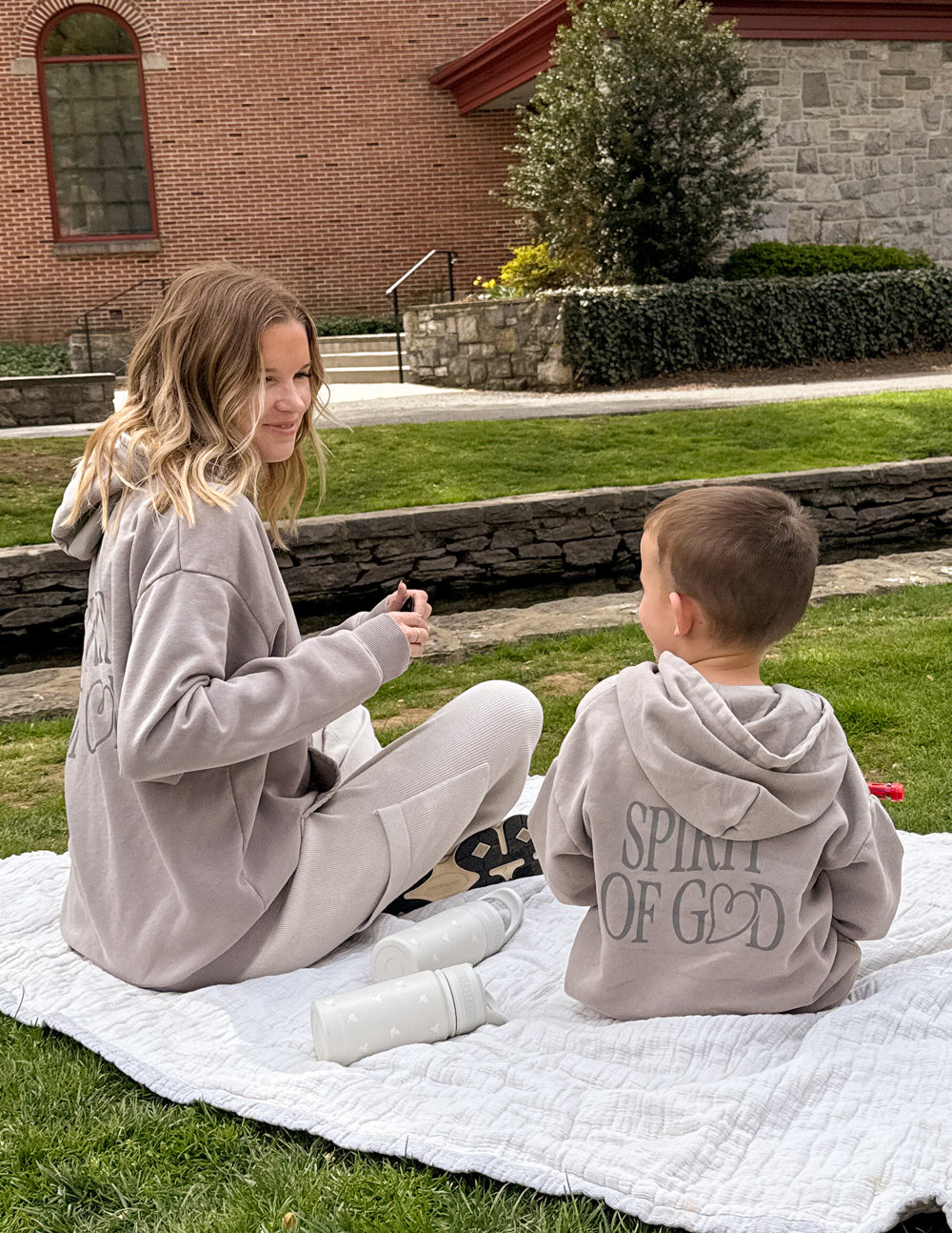 Three Little Tots Spirit of God Kids Hoodie, supplementary photo