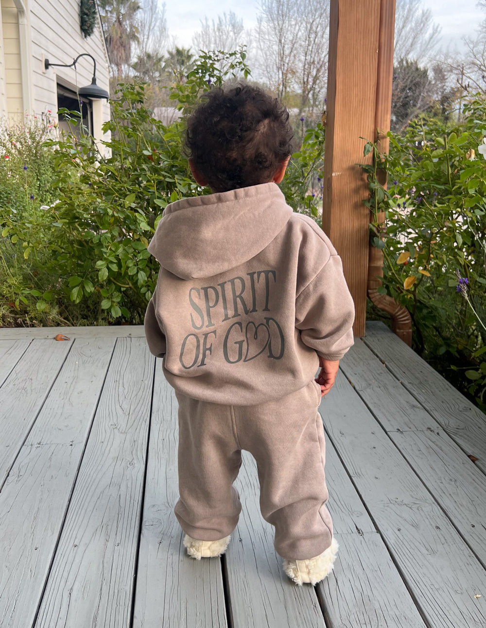 Three Little Tots Spirit of God Kids Hoodie, second additional photo
