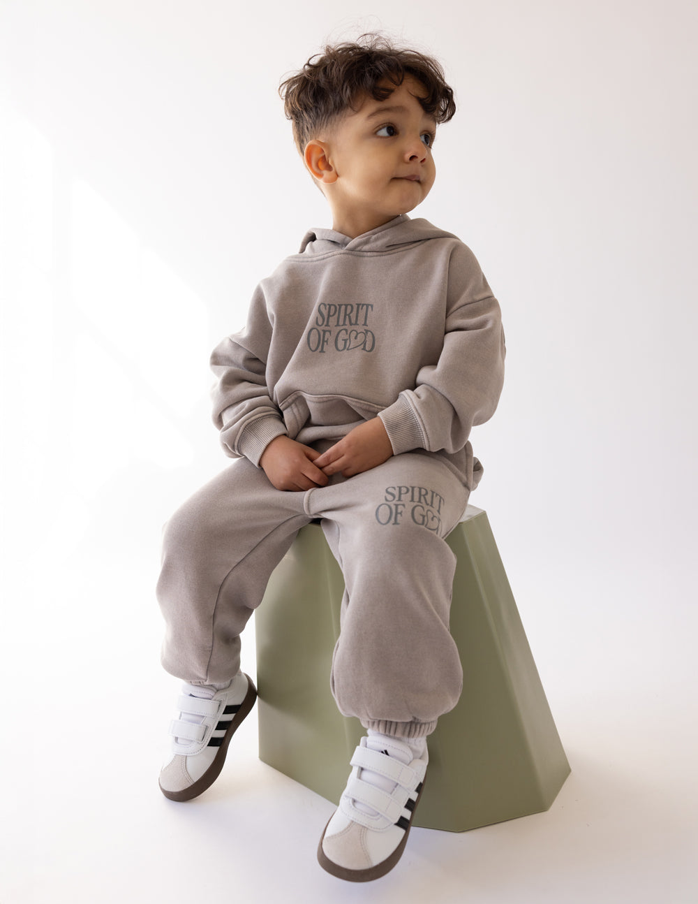 Three Little Tots Spirit of God Kids Sweatpant, alternate angle
