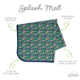 Desert Floral Splash Mat - A Waterproof Catch-All for Highchair Spills and More!