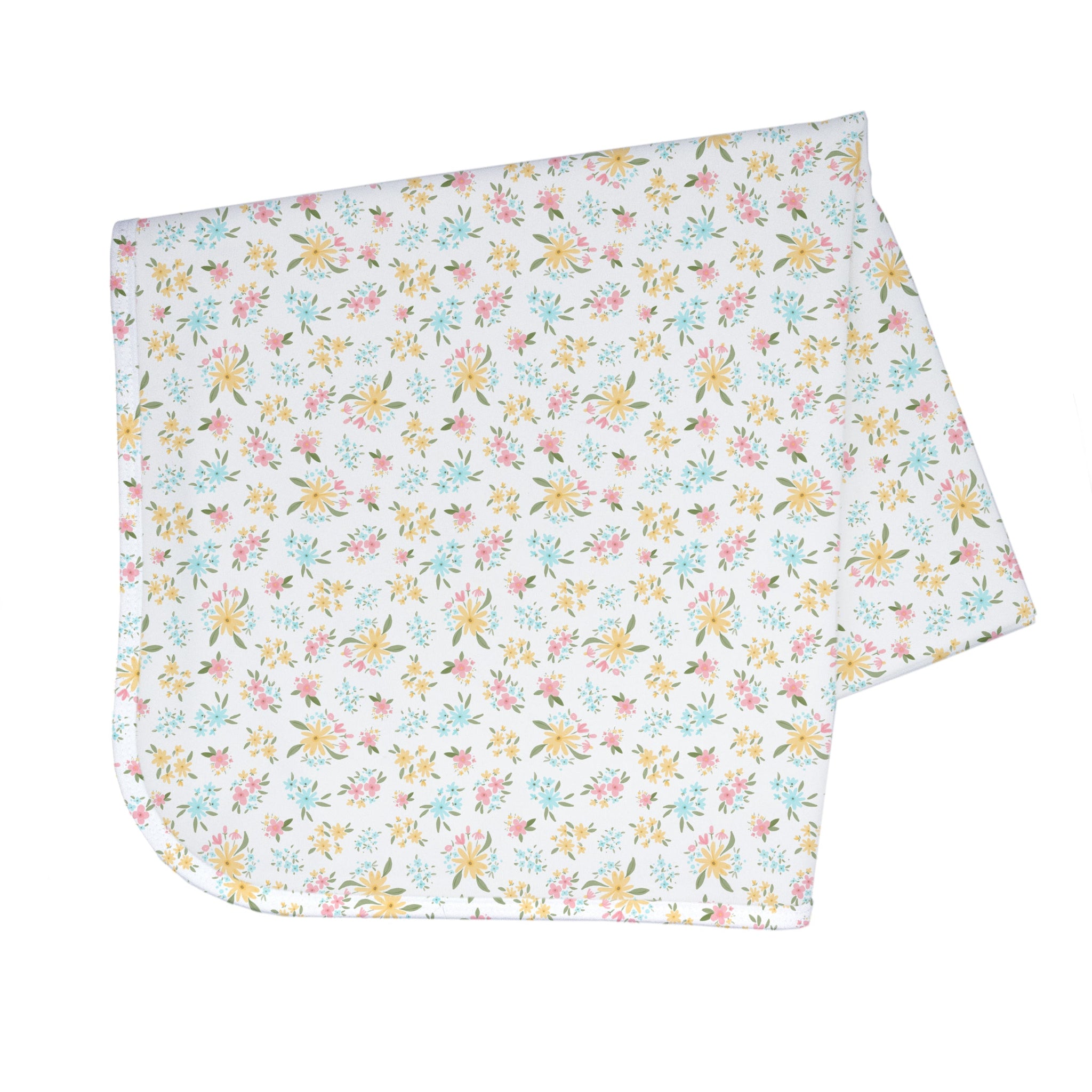 Pastel Floral Splash Mat - A Waterproof Catch-All for Highchair Spills and More!