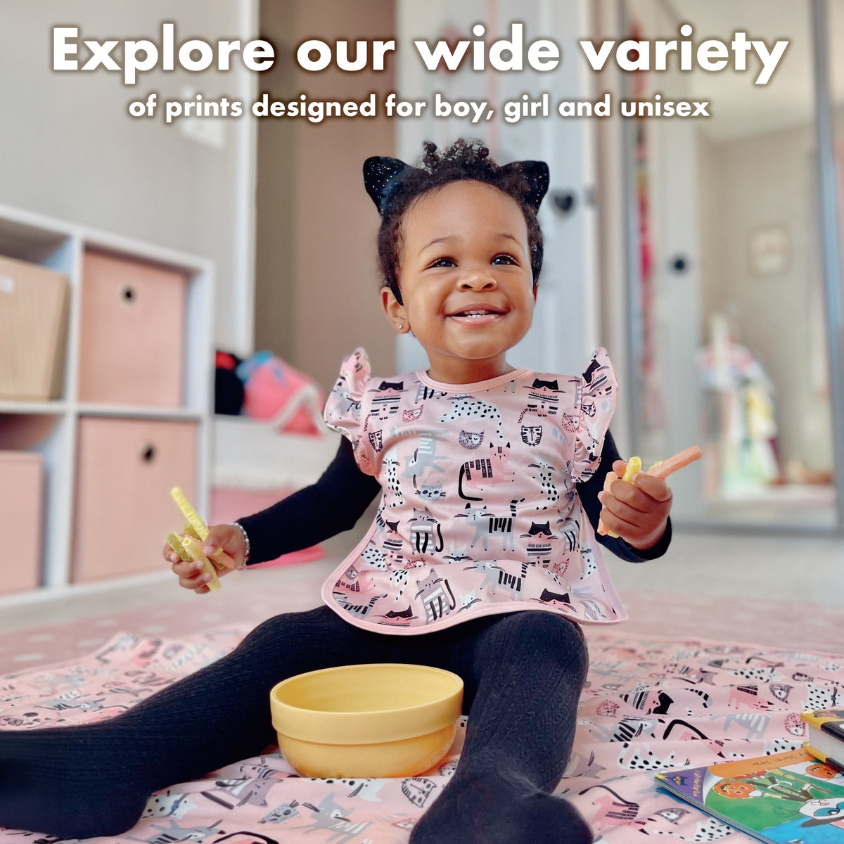 Tiny Town Splash Mat - A Waterproof Catch-All for Highchair Spills and More!