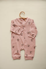 Cherry Striped Onesie