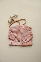 Cherry Striped Onesie
