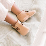Weathered Brown T-Bar Baby Shoe