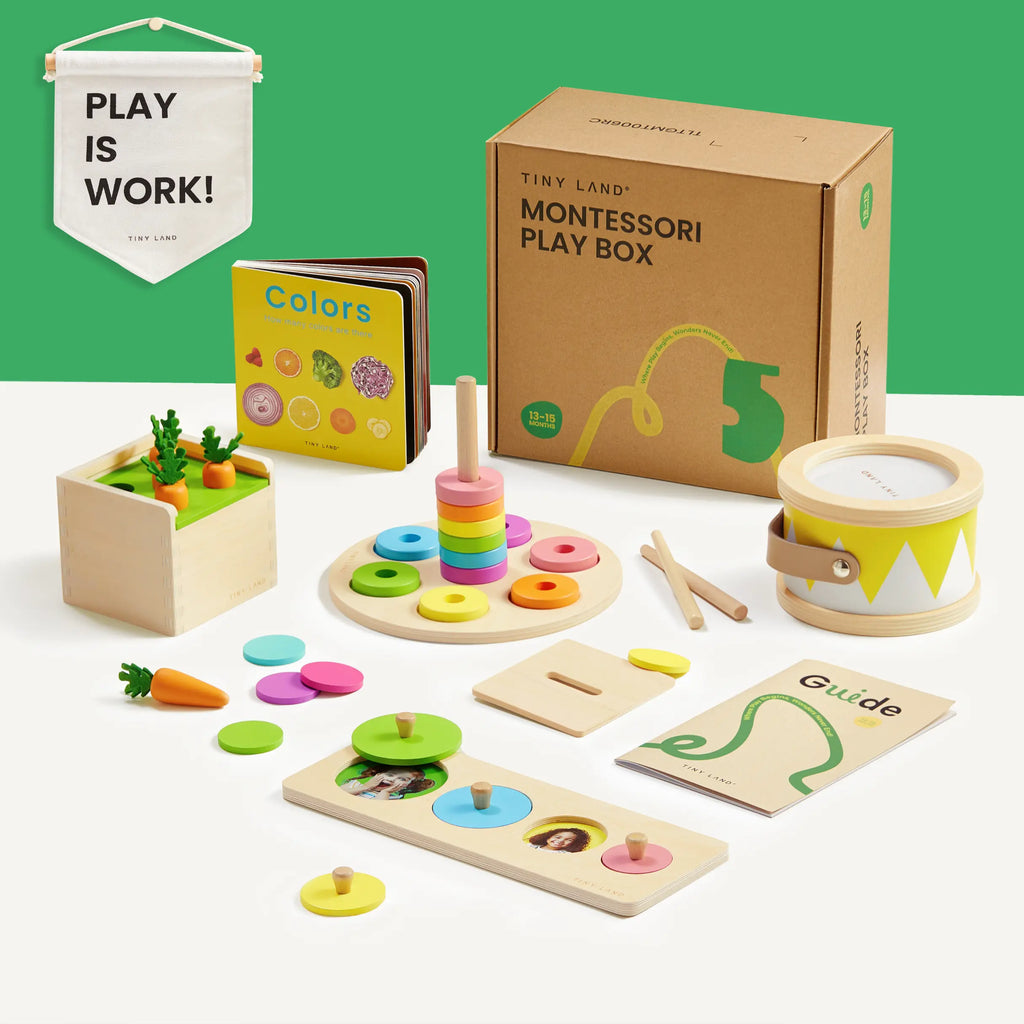 Tiny Land® Montessori Toys for Toddlers (13–15 Months)