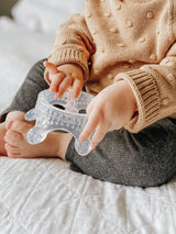 Haakaa Silicone Crown Teether 1 PK - Clear