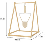 Three Little Tots Tulip Foldable Baby Bouncer - Beige, additional product photo