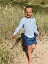 Three Little Tots Textured Chambray Shorts, additional product photo