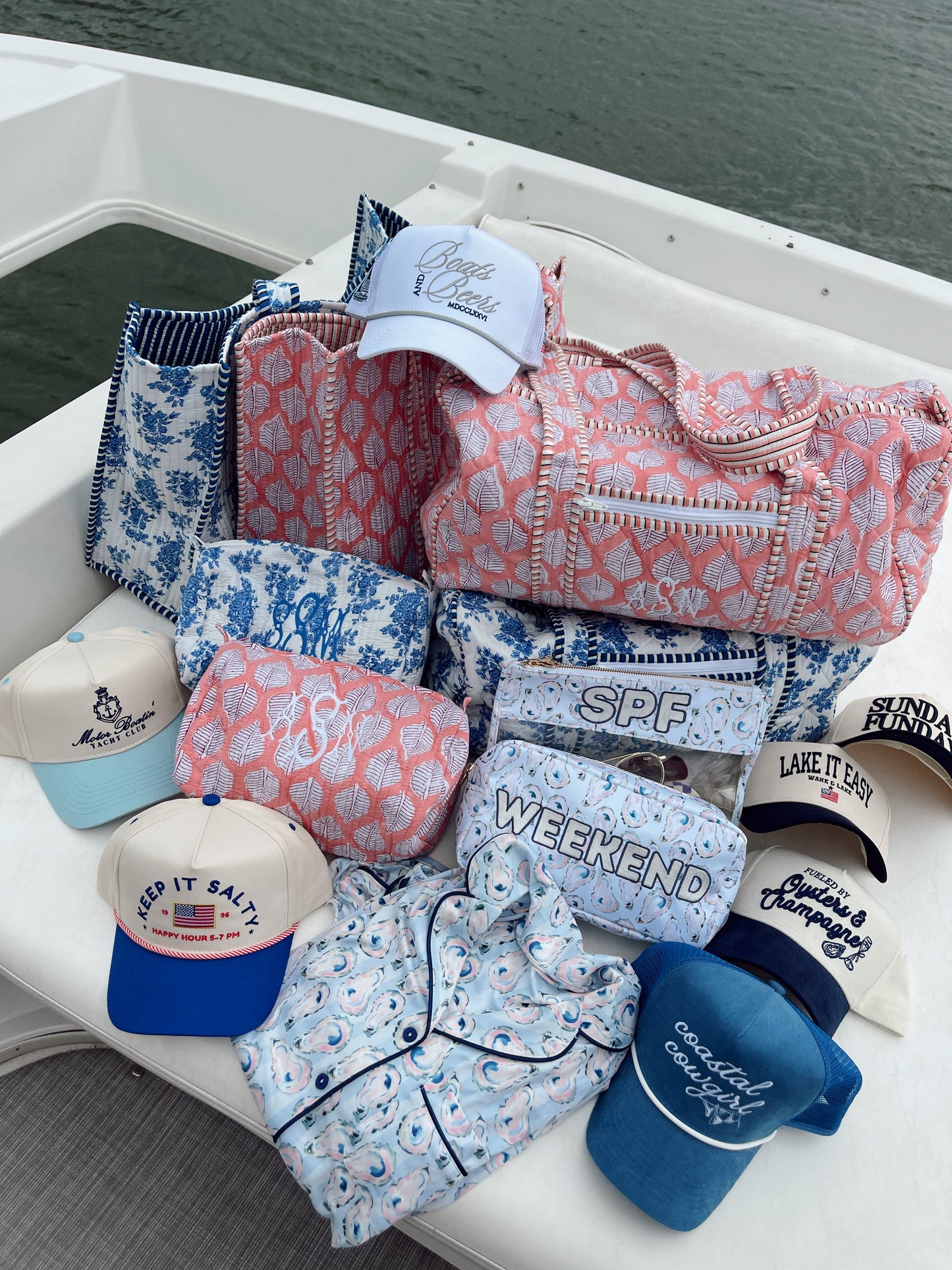 Lake it Easy - Navy Vintage Trucker Hat
