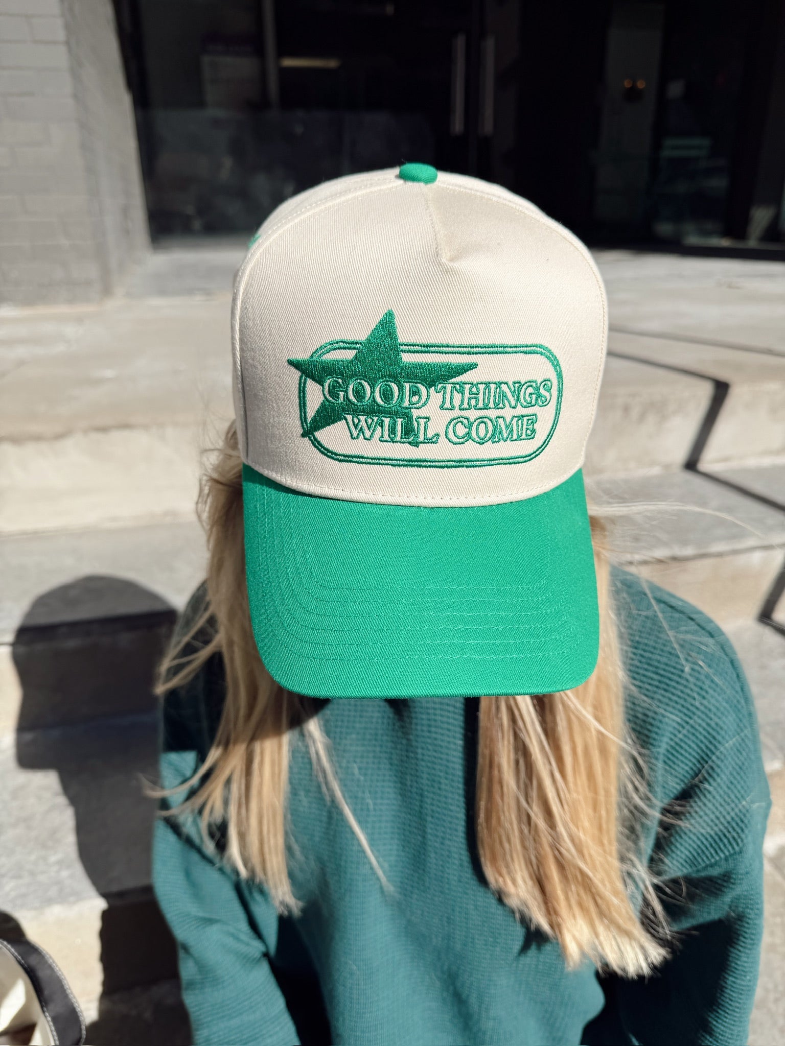 Good Things Will Come - Kelly Green Trucker Hat