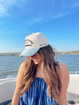 Three Little Tots United States of America - Denim Blue Vintage Trucker Hat, extra product detail
