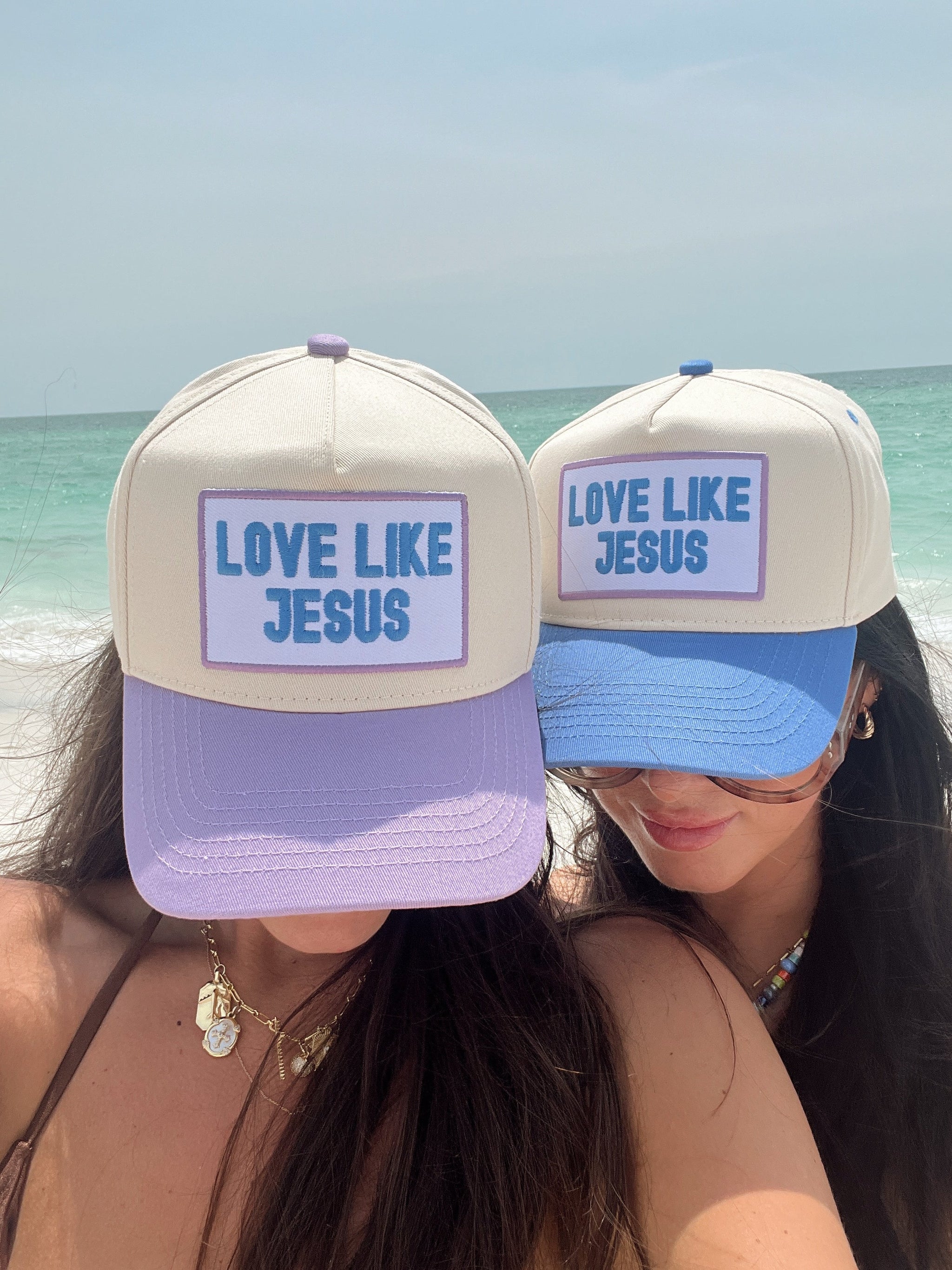 Three Little Tots Love like Jesus - Vintage Trucker Hat