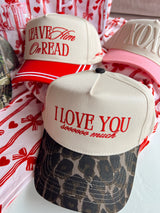 Three Little Tots I Love You Sooooo Much - Leopard Vintage Hat, additional view