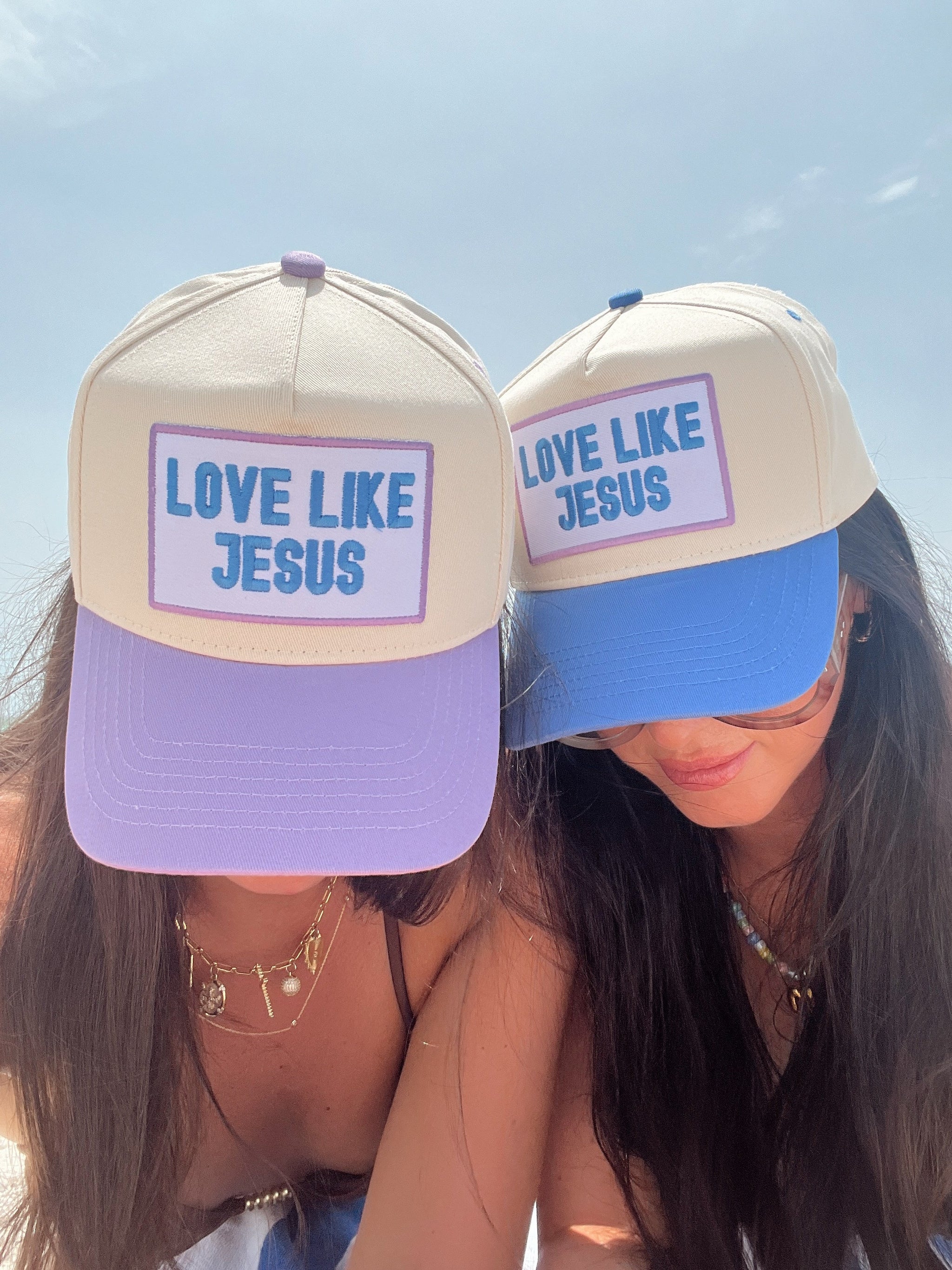 Three Little Tots Love like Jesus - Vintage Trucker Hat, additional view