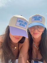 Three Little Tots Love like Jesus - Vintage Trucker Hat, extra product detail