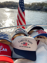 Three Little Tots Take it Easy Vintage Trucker Hat, additional product photo
