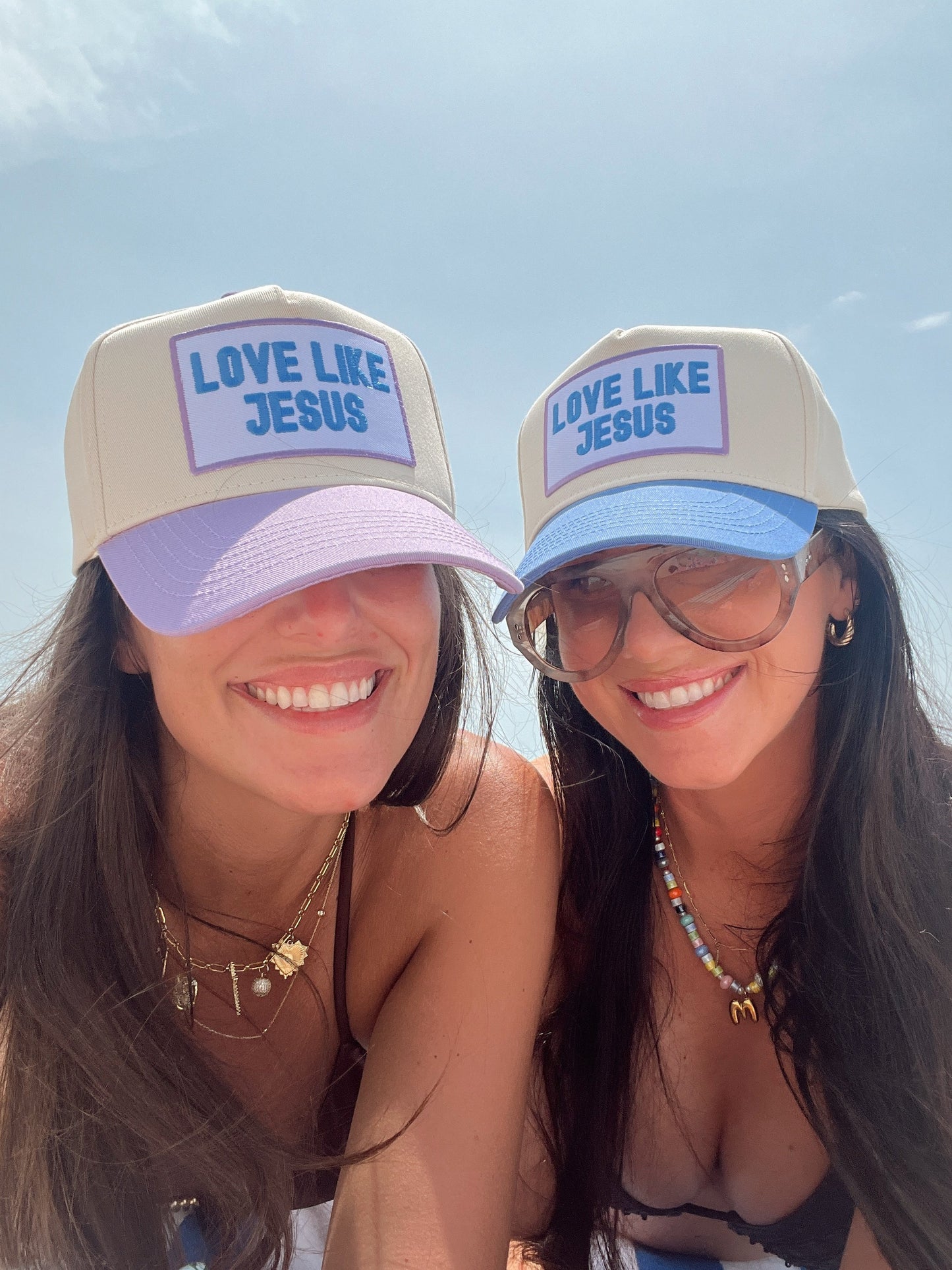 Three Little Tots Love like Jesus - Vintage Trucker Hat, additional product photo