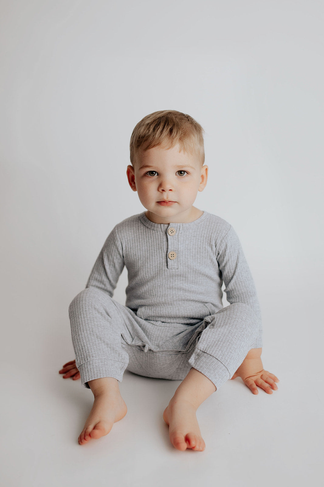 Ultra soft kids lounge organic cotton playsuit