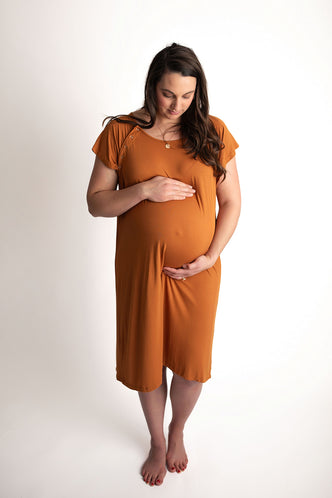 Plus size labor and delivery gown outlet