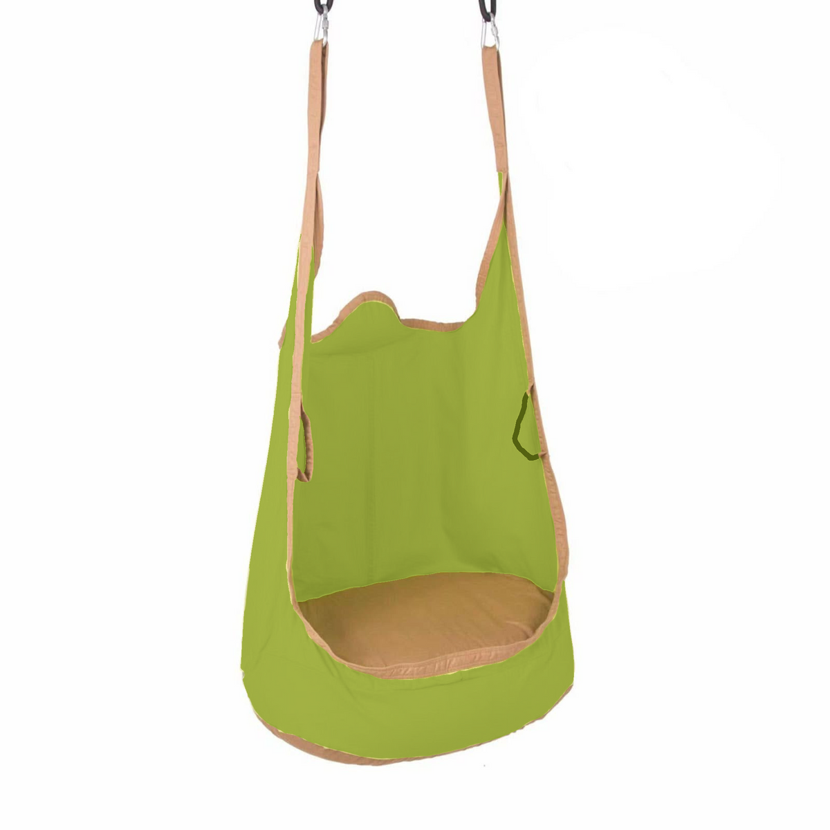 Three Little Tots Sensory Swing for Wall Climbers Soothing Play Add-On Climber Not Included, in Green