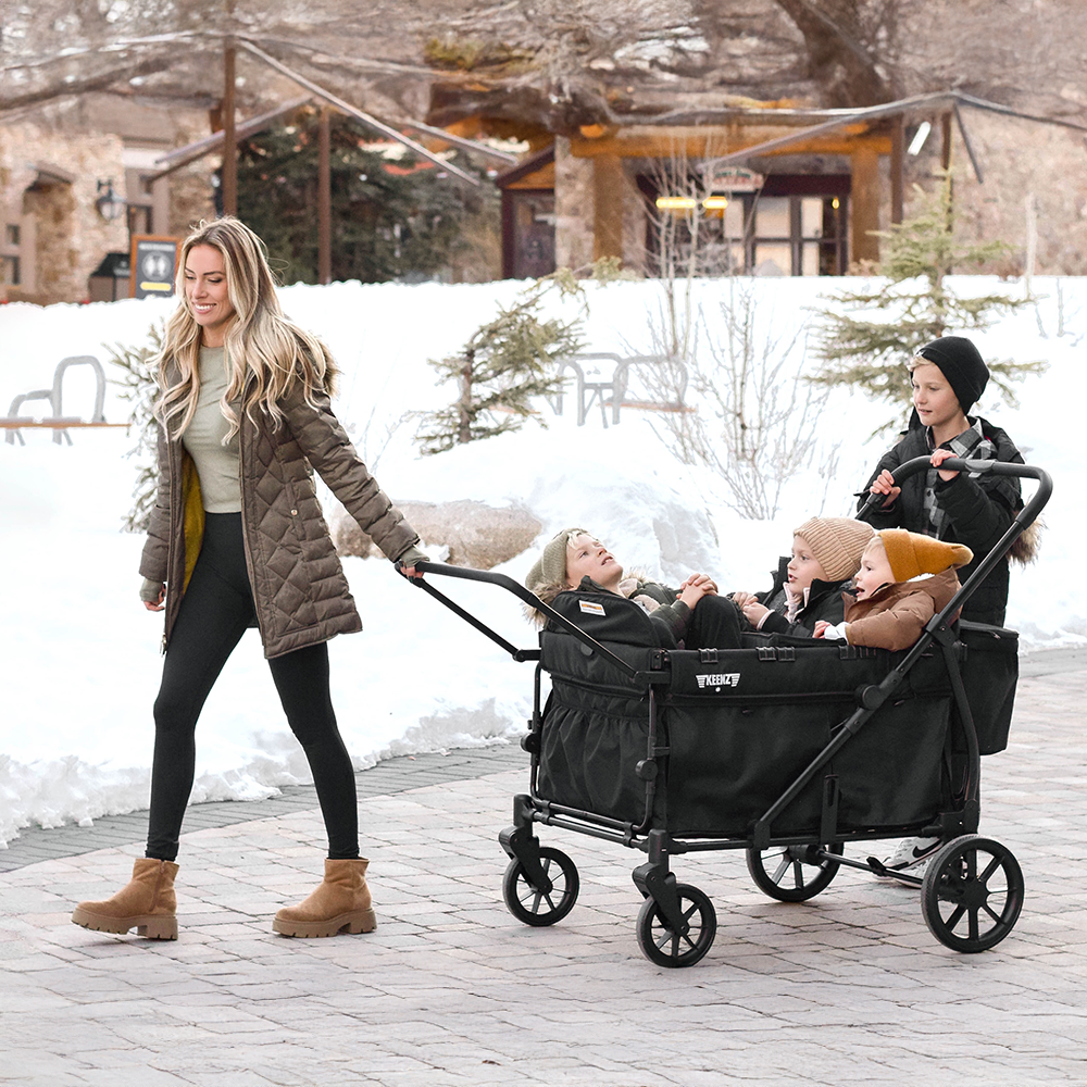 Three Little Tots Keenz Viva 4-Passenger Stroller Wagon Big Adventures Made Compact, additional product photo