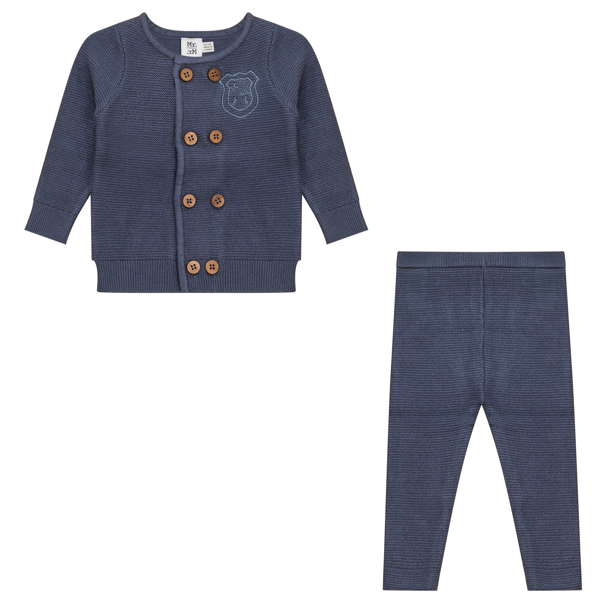 Crest Knitted 2Pc Set