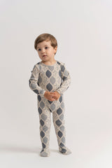 Three Little Tots Pattern Print Rib Onesie, additional product photo