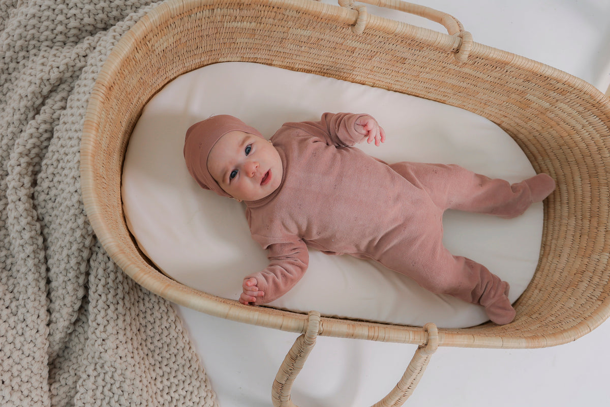 Three Little Tots Cherry Print Velour Onesie