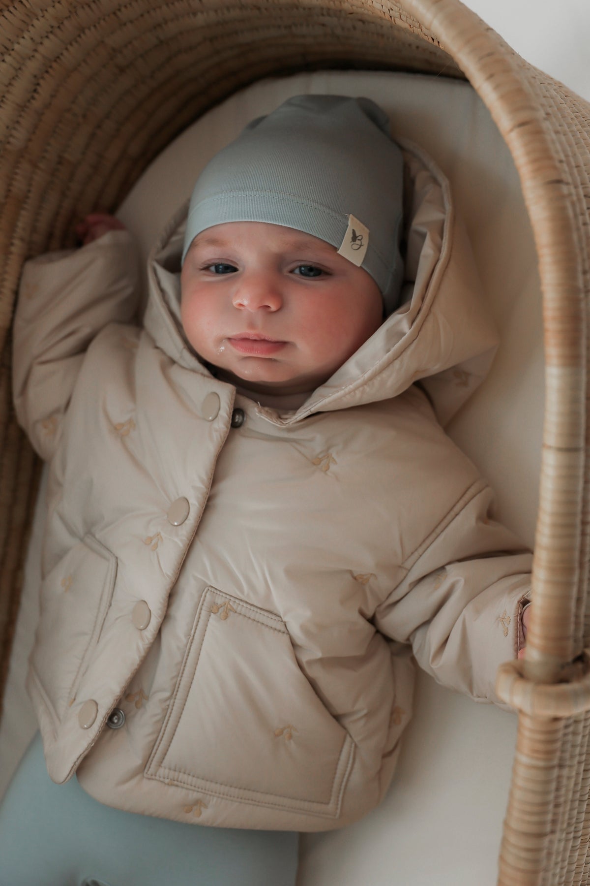 Three Little Tots Cherry Hood Coat