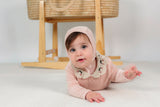 Three Little Tots Velour Crocket Collar Onesie, additional product photo